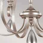 Pendelleuchte DeWitt (silberfarben) 9x - Elstead Lighting