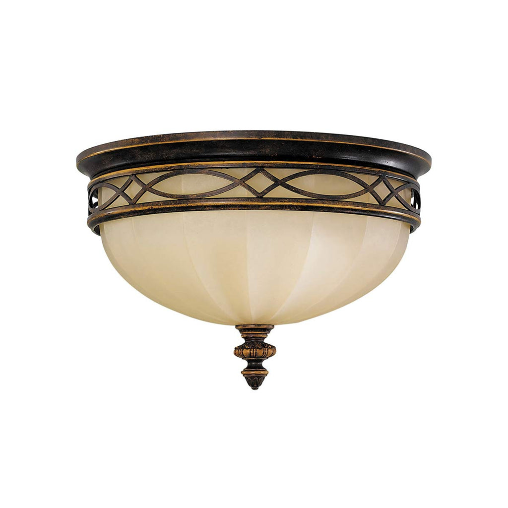 Deckenleuchte Drawing Room (Walnut) 3x - Elstead Lighting