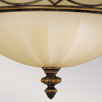 Deckenleuchte Drawing Room (Walnut) 3x - Elstead Lighting