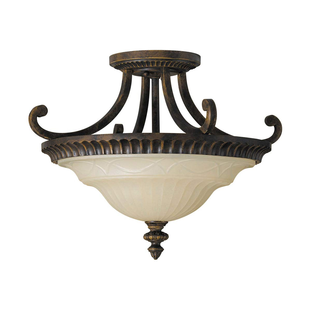 Deckenleuchte Drawing Room (Walnut) 2x - Elstead Lighting