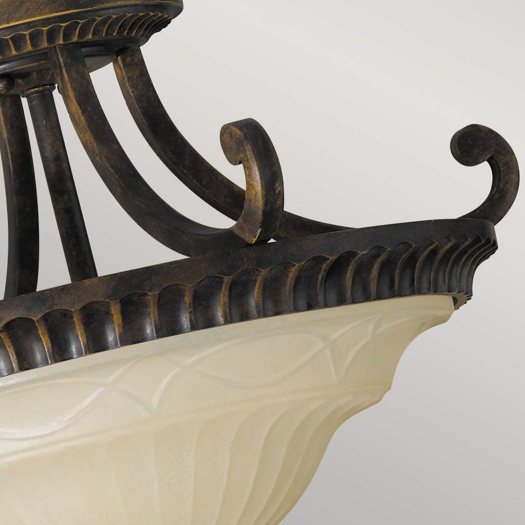 Deckenleuchte Drawing Room (Walnut) 2x - Elstead Lighting