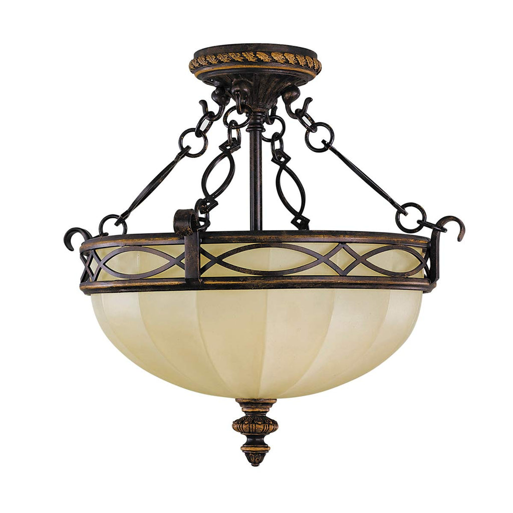 Deckenleuchte Drawing Room (Walnut) 2x - Elstead Lighting