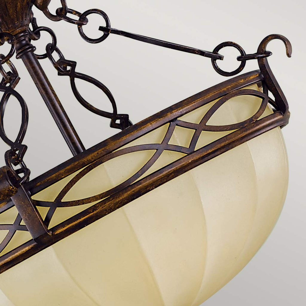 Deckenleuchte Drawing Room (Walnut) 2x - Elstead Lighting