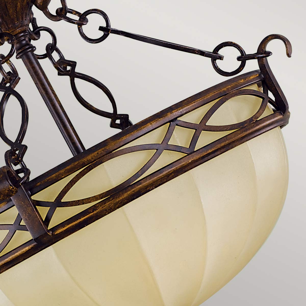 Deckenleuchte Drawing Room (Walnut) 2x - Elstead Lighting