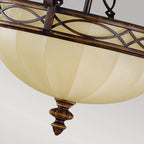 Deckenleuchte Drawing Room (Walnut) 2x - Elstead Lighting