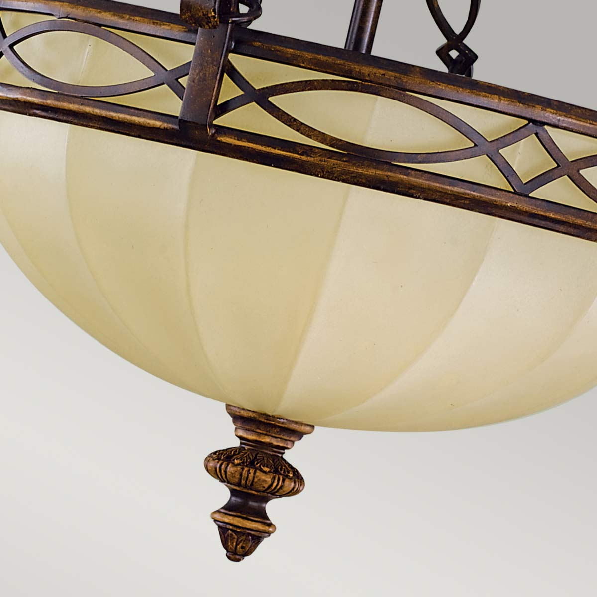 Deckenleuchte Drawing Room (Walnut) 2x - Elstead Lighting