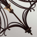 Pendelleuchte Drawing Room (Walnut) 18x - Elstead Lighting