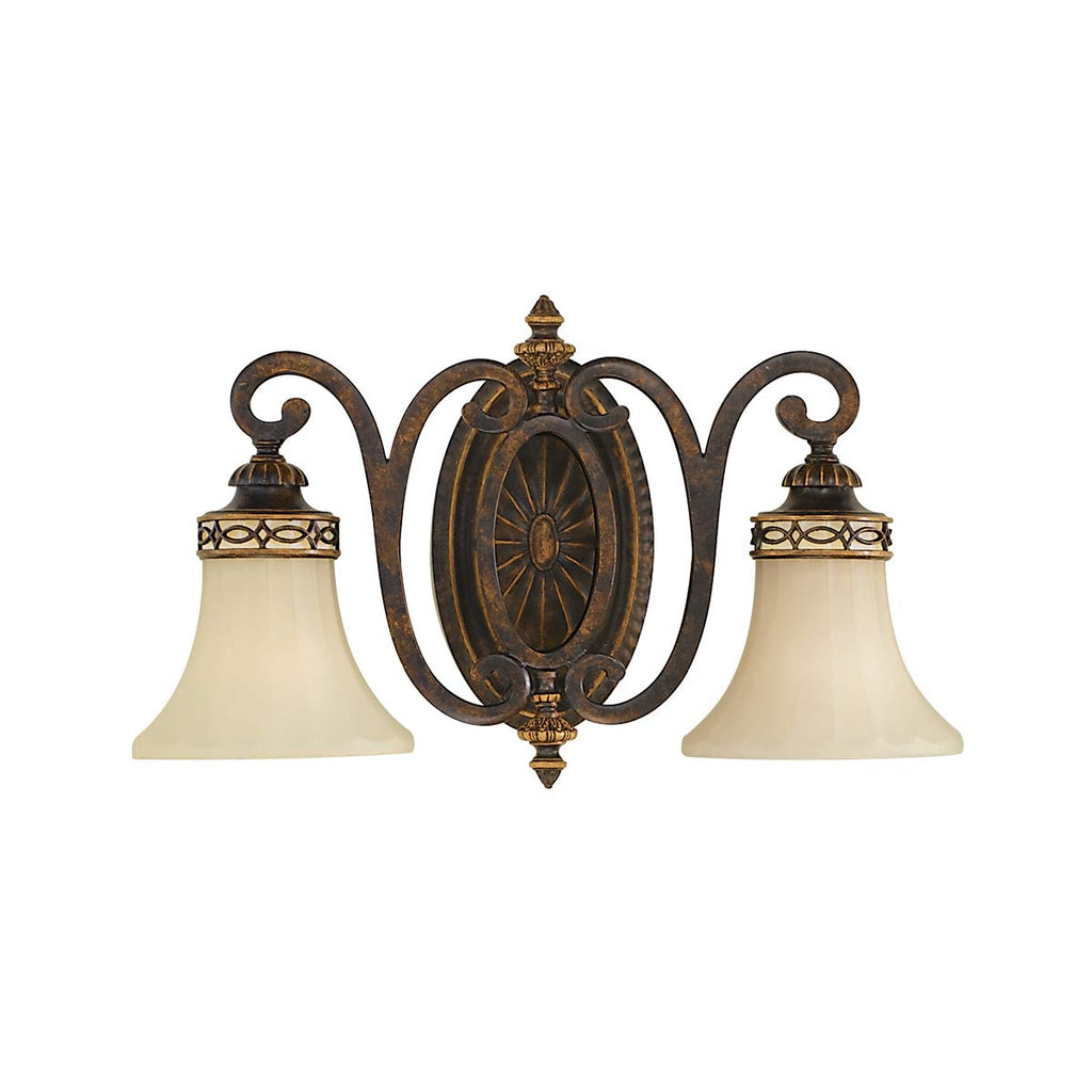 Wandleuchte Drawing Room (Walnut) 2x - Elstead Lighting