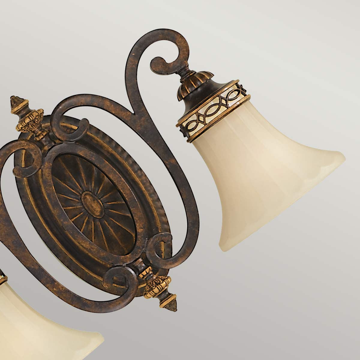 Wandleuchte Drawing Room (Walnut) 2x - Elstead Lighting