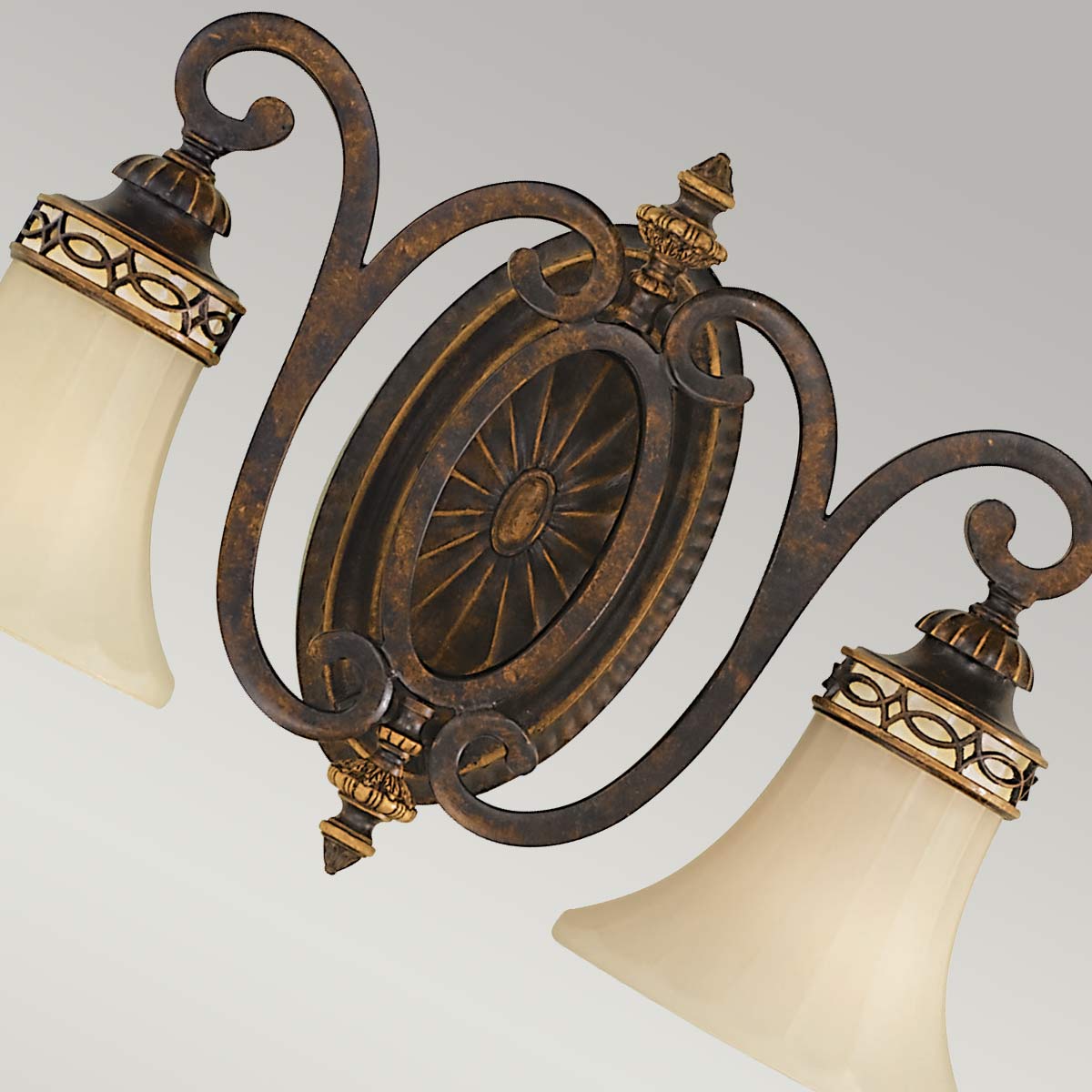 Wandleuchte Drawing Room (Walnut) 2x - Elstead Lighting