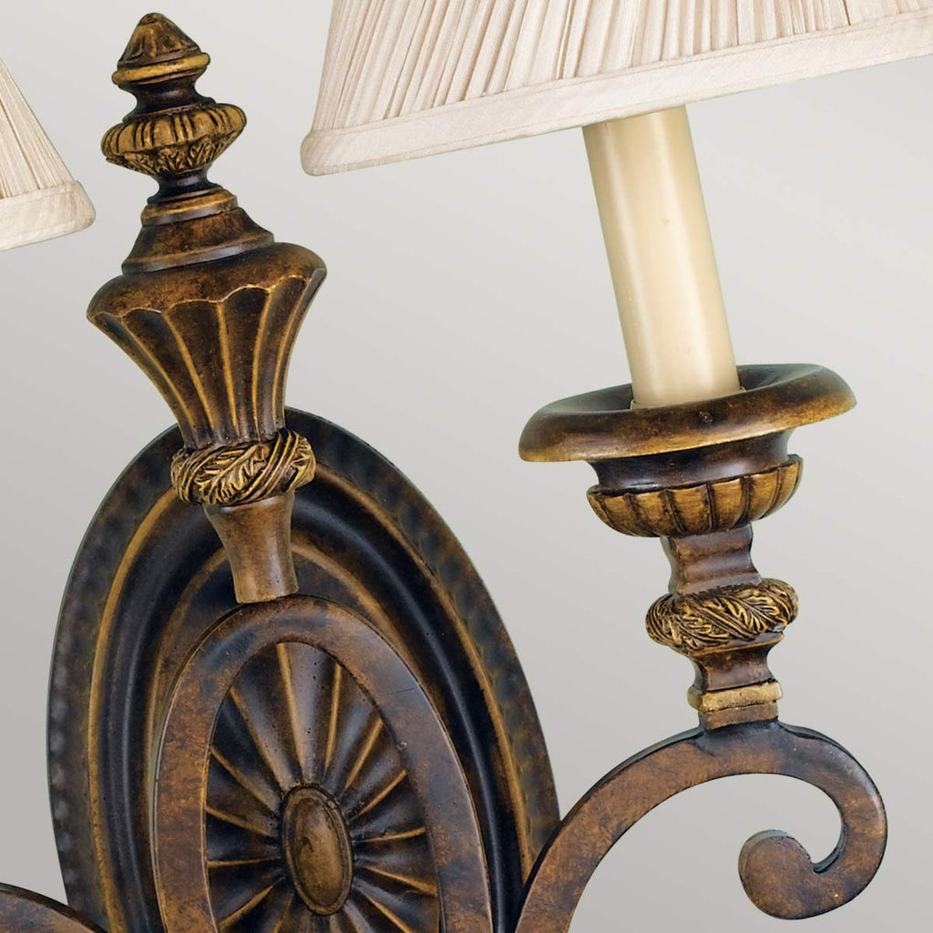Wandleuchte Drawing Room (Walnut) 2x - Elstead Lighting