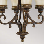 Pendelleuchte Drawing Room (Walnut) 4x - Elstead Lighting