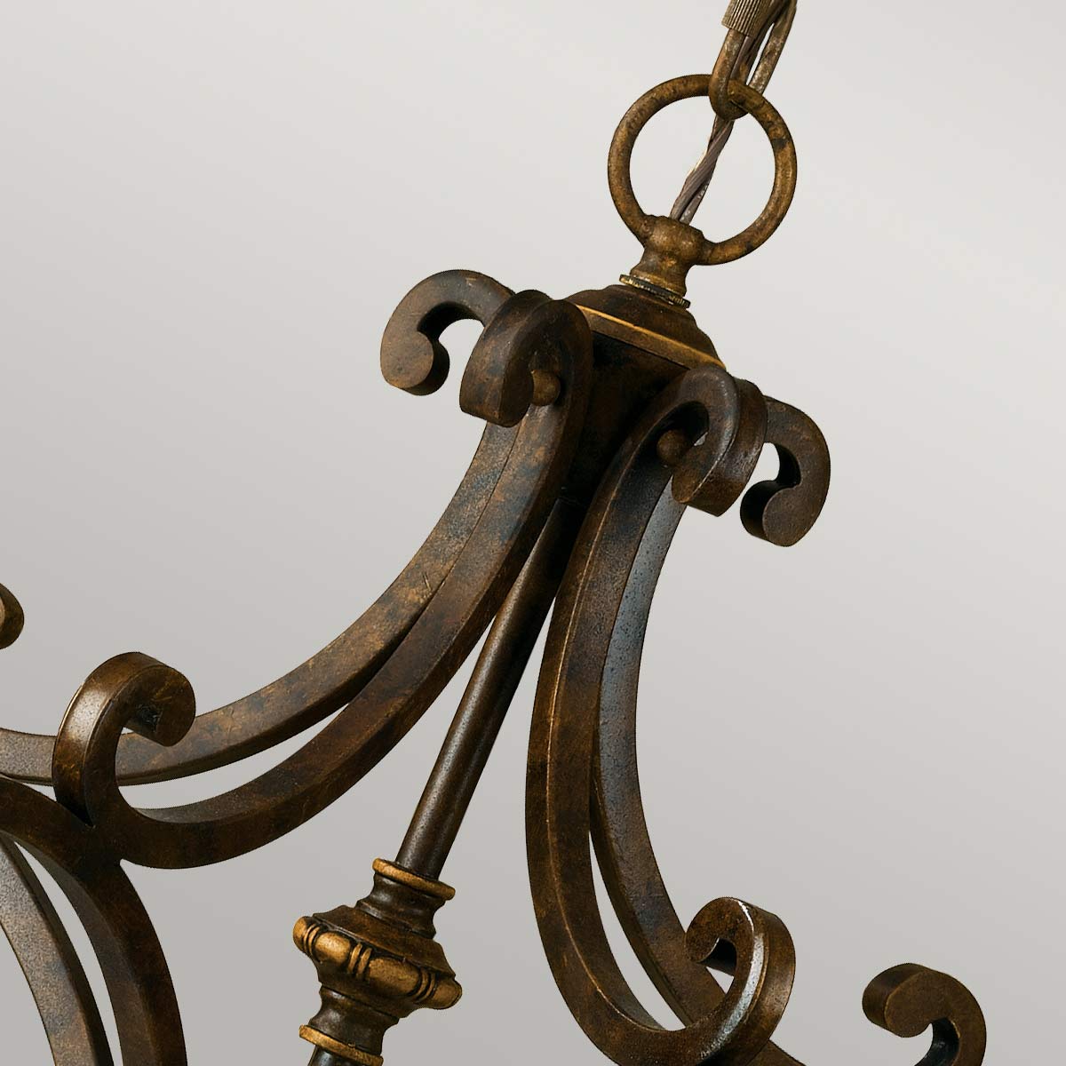 Pendelleuchte Drawing Room (Walnut) 5x - Elstead Lighting
