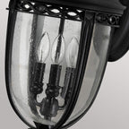 Außen-Wandleuchte English Bridle (schwarz) 3x - Elstead Lighting