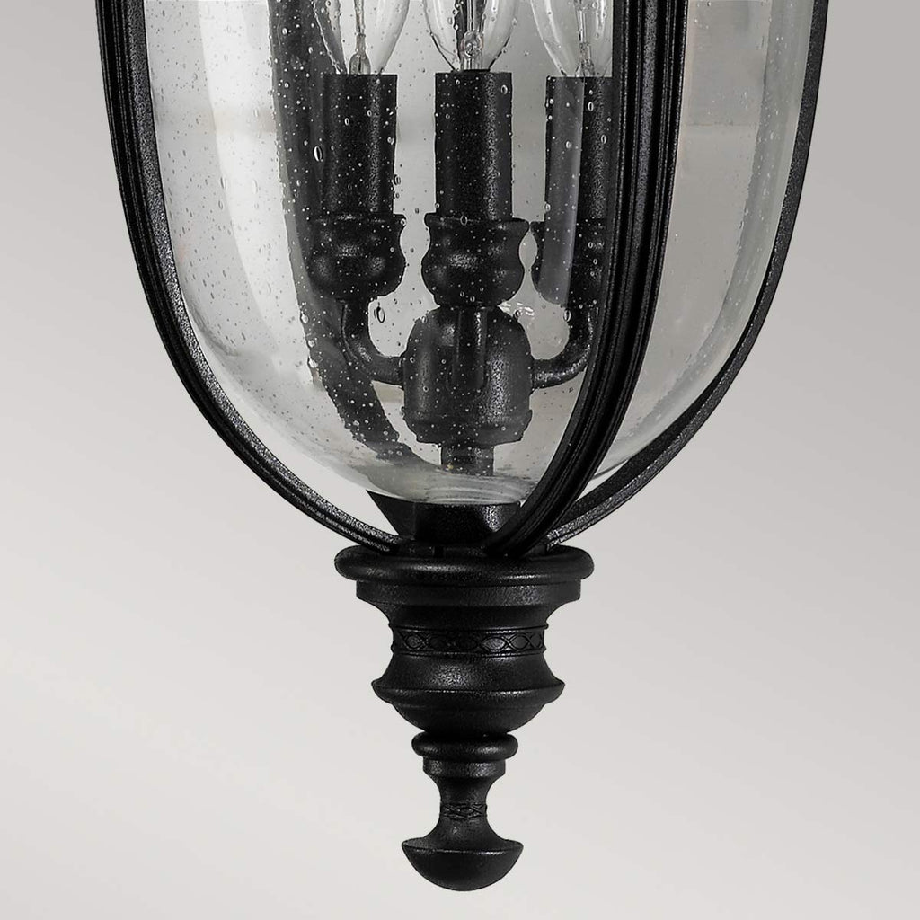 Außen-Wandleuchte English Bridle (schwarz) 3x - Elstead Lighting
