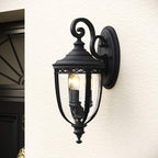 Außen-Wandleuchte English Bridle (schwarz) 3x - Elstead Lighting