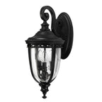 Außen-Wandleuchte English Bridle (schwarz) 3x - Elstead Lighting