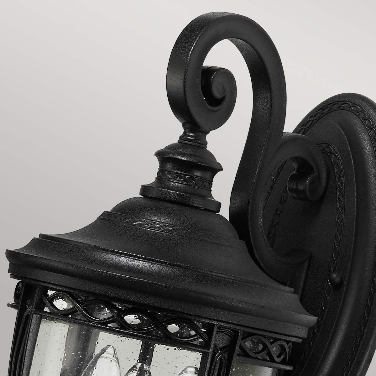Außen-Wandleuchte English Bridle (schwarz) 3x - Elstead Lighting