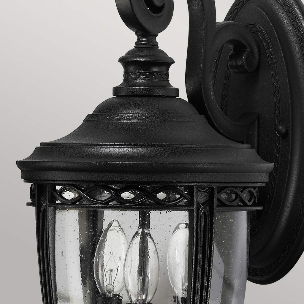 Außen-Wandleuchte English Bridle (schwarz) 3x - Elstead Lighting