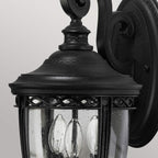 Außen-Wandleuchte English Bridle (schwarz) 3x - Elstead Lighting
