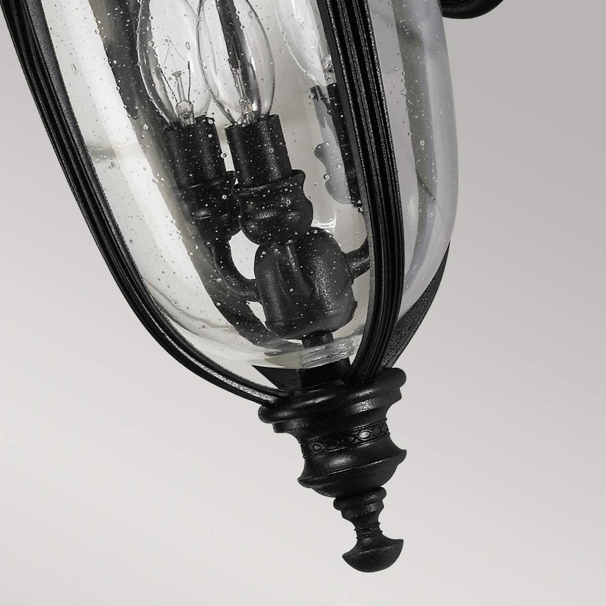 Außen-Wandleuchte English Bridle (schwarz) 3x - Elstead Lighting