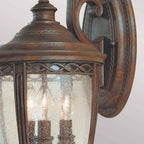 Außen-Wandleuchte English Bridle (bronzefarben) 3x - Elstead Lighting
