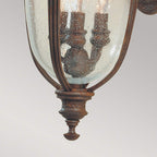 Außen-Wandleuchte English Bridle (bronzefarben) 3x - Elstead Lighting