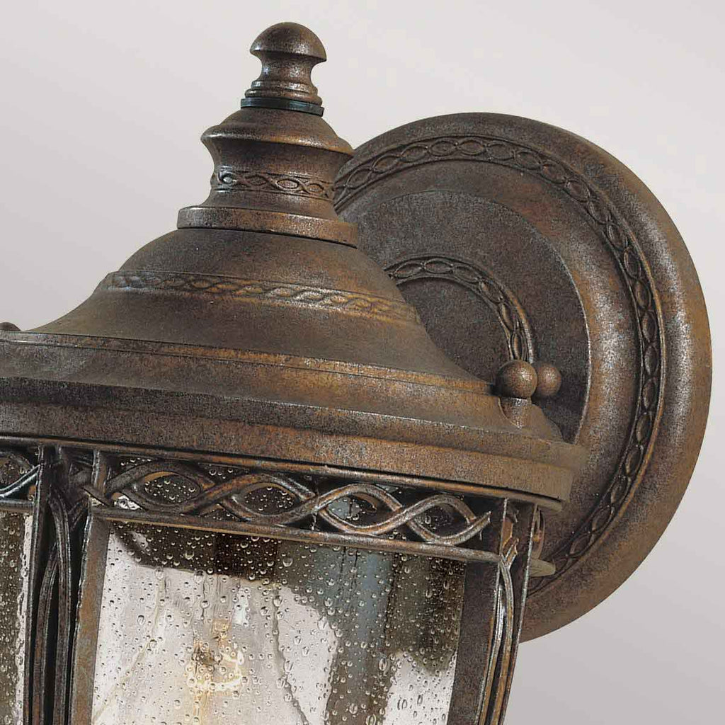 Außen-Wandleuchte English Bridle (bronzefarben) 1x - Elstead Lighting
