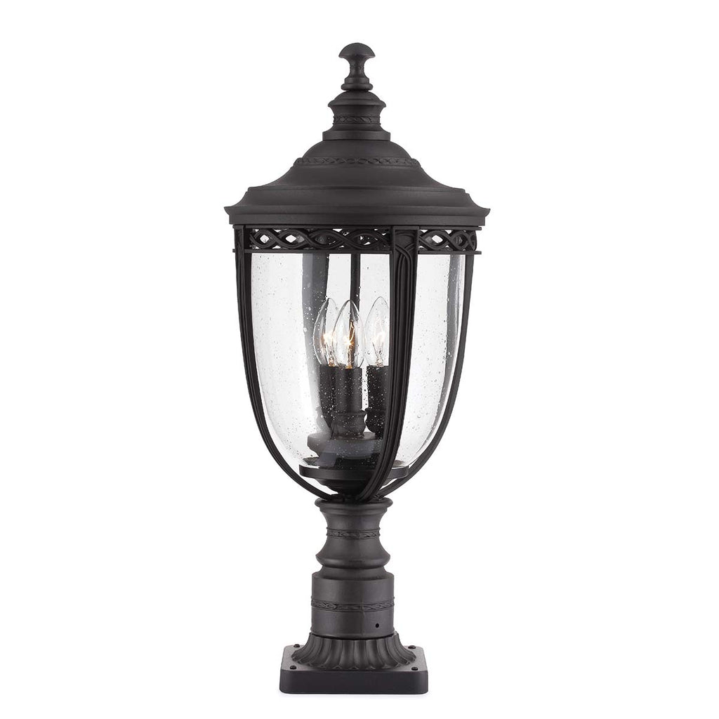 Außen-Sockelleuchte English Bridle (schwarz) 3x - Elstead Lighting