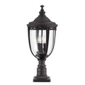 Außen-Sockelleuchte English Bridle (schwarz) 3x - Elstead Lighting