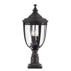 Außen-Sockelleuchte English Bridle (schwarz) 3x - Elstead Lighting