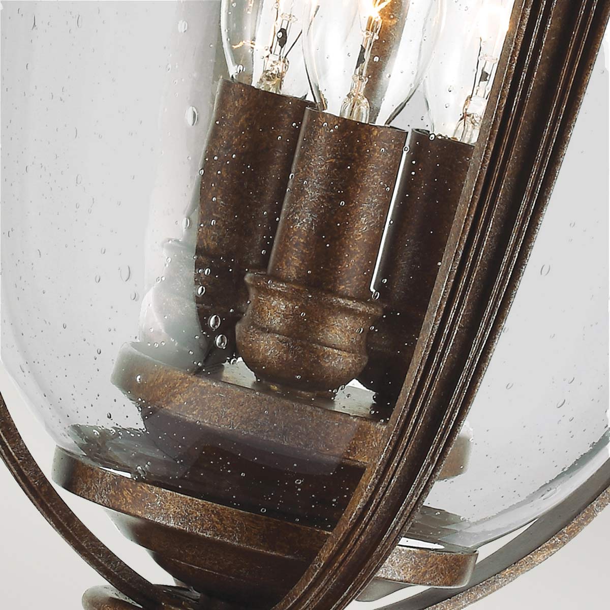 Außen-Sockelleuchte English Bridle (bronzefarben) 3x - Elstead Lighting