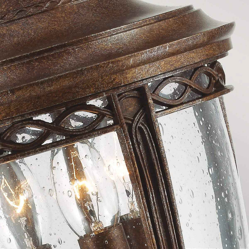 Außen-Sockelleuchte English Bridle (bronzefarben) 3x - Elstead Lighting