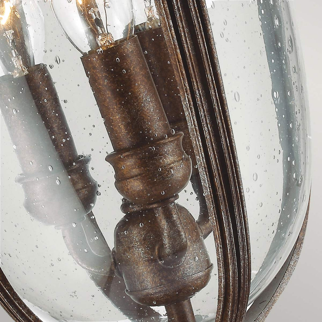 Außen-Sockelleuchte English Bridle (bronzefarben) 3x - Elstead Lighting