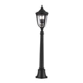Außen-Stehleuchte English Bridle (schwarz) 3x - Elstead Lighting