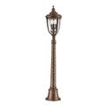 Außen-Stehleuchte English Bridle (bronzefarben) 3x - Elstead Lighting