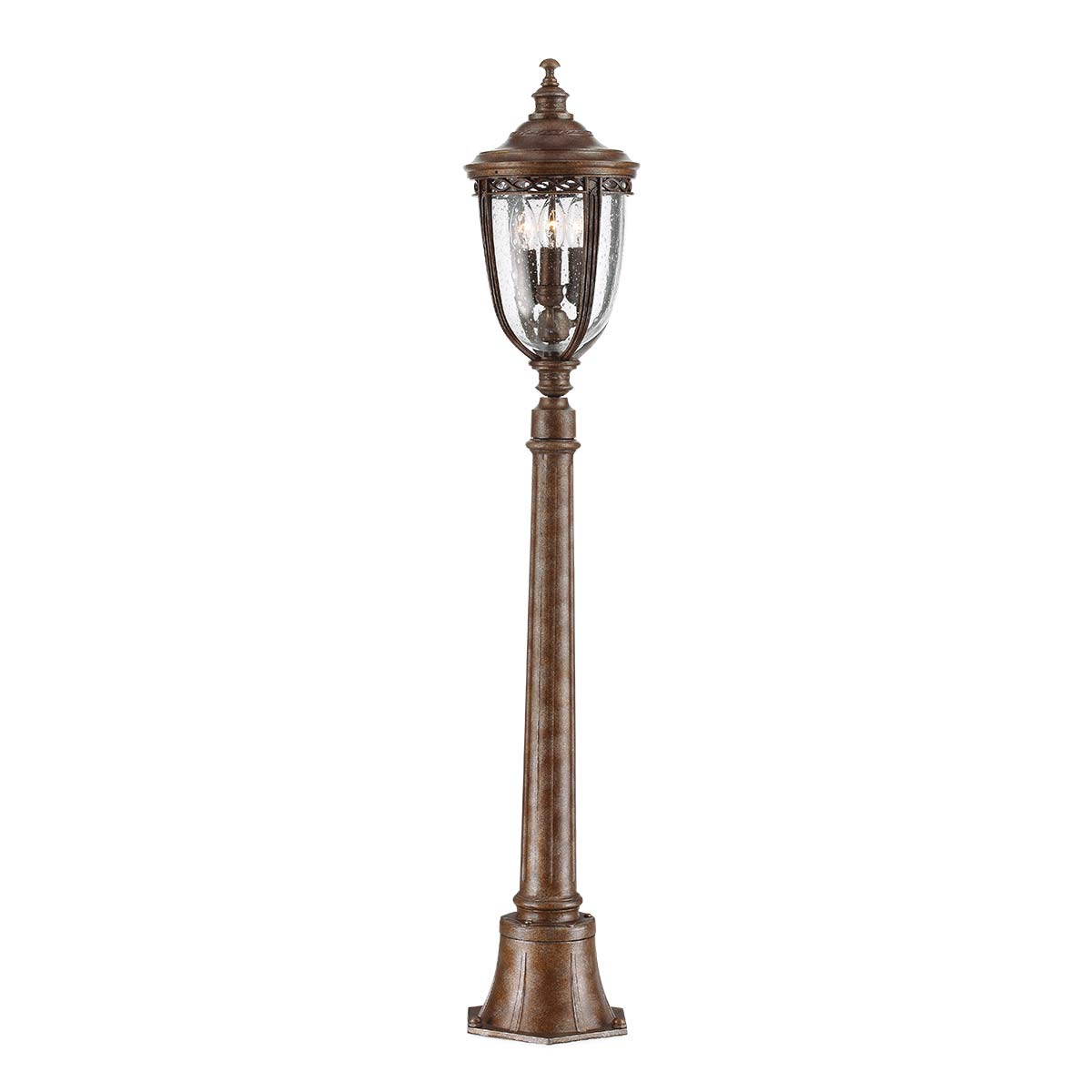 Außen-Stehleuchte English Bridle (bronzefarben) 3x - Elstead Lighting