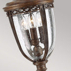 Außen-Stehleuchte English Bridle (bronzefarben) 3x - Elstead Lighting
