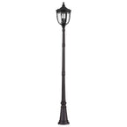 Außen-Stehleuchte English Bridle (schwarz) 3x - Elstead Lighting
