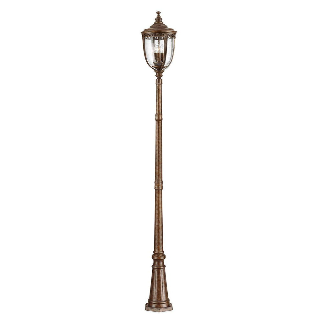 Außen-Stehleuchte English Bridle (bronzefarben) 3x - Elstead Lighting