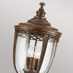 Außen-Stehleuchte English Bridle (bronzefarben) 3x - Elstead Lighting