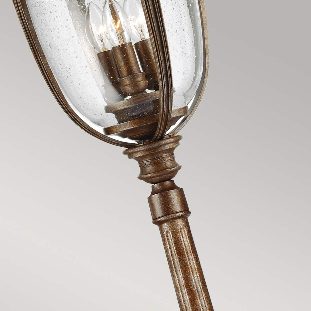 Außen-Stehleuchte English Bridle (bronzefarben) 3x - Elstead Lighting