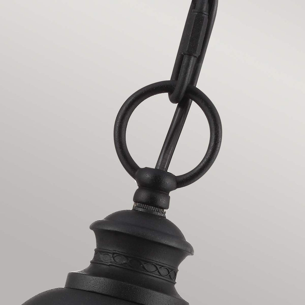 Außen-Pendelleuchte English Bridle (schwarz) 3x - Elstead Lighting