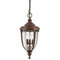 Außen-Pendelleuchte English Bridle (bronzefarben) 3x - Elstead Lighting