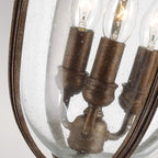 Außen-Pendelleuchte English Bridle (bronzefarben) 3x - Elstead Lighting