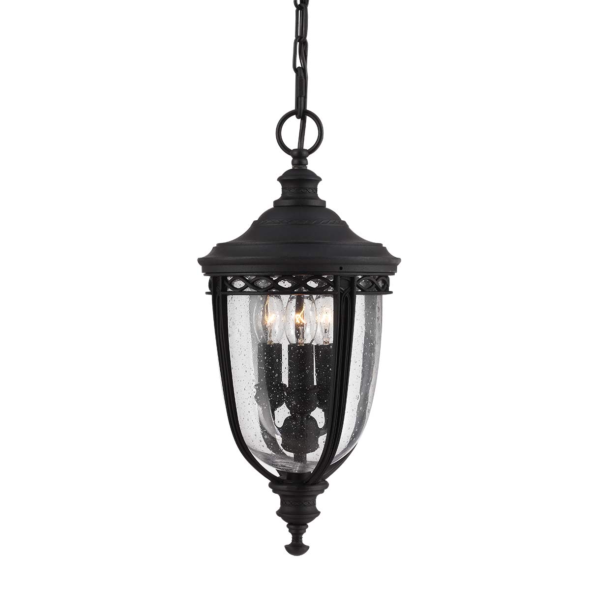 Außen-Pendelleuchte English Bridle (schwarz) 3x - Elstead Lighting