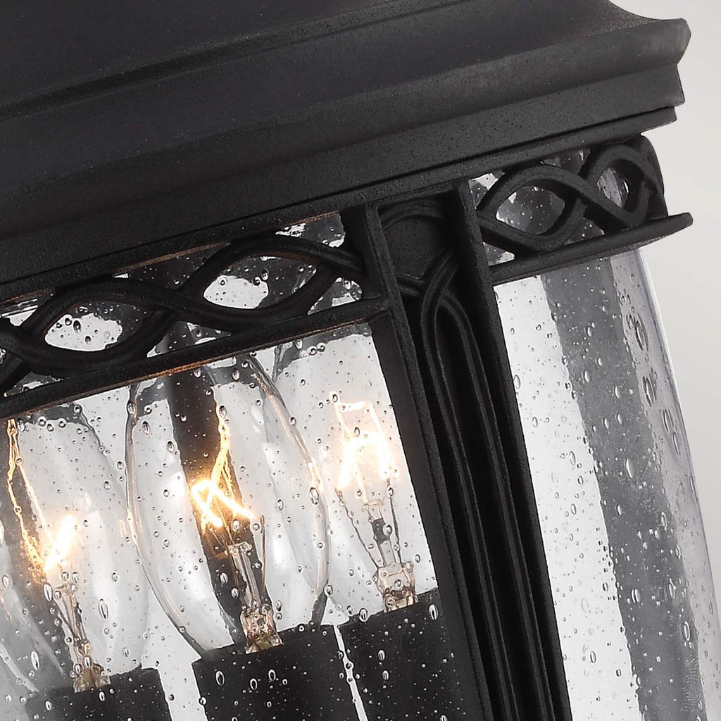 Außen-Pendelleuchte English Bridle (schwarz) 3x - Elstead Lighting