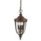 Außen-Pendelleuchte English Bridle (bronzefarben) 3x - Elstead Lighting