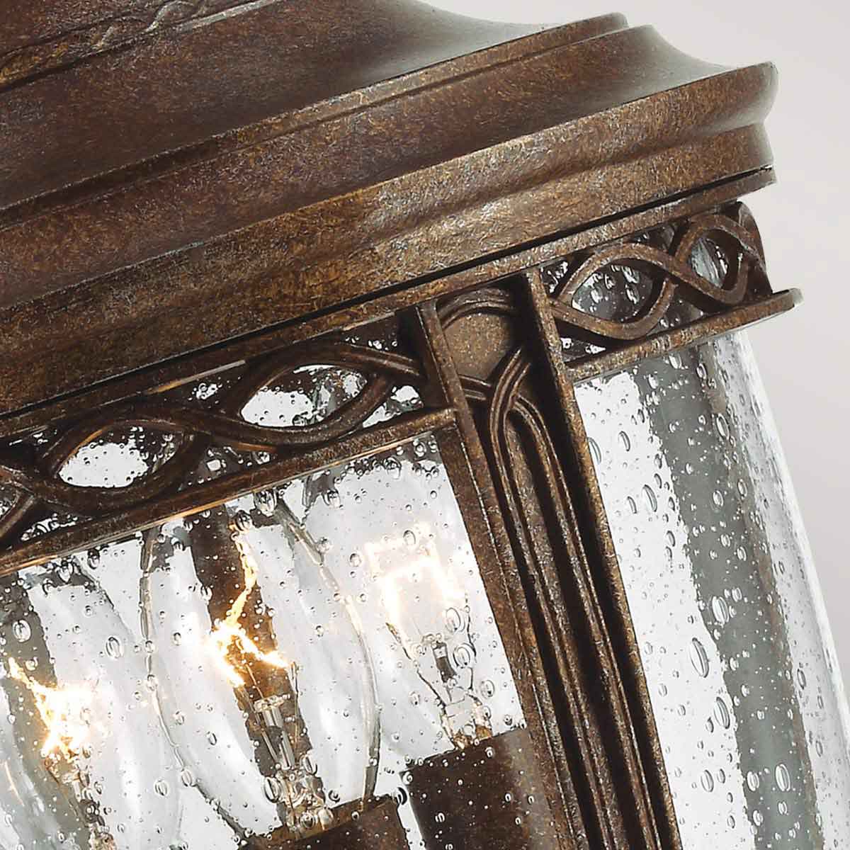 Außen-Pendelleuchte English Bridle (bronzefarben) 3x - Elstead Lighting