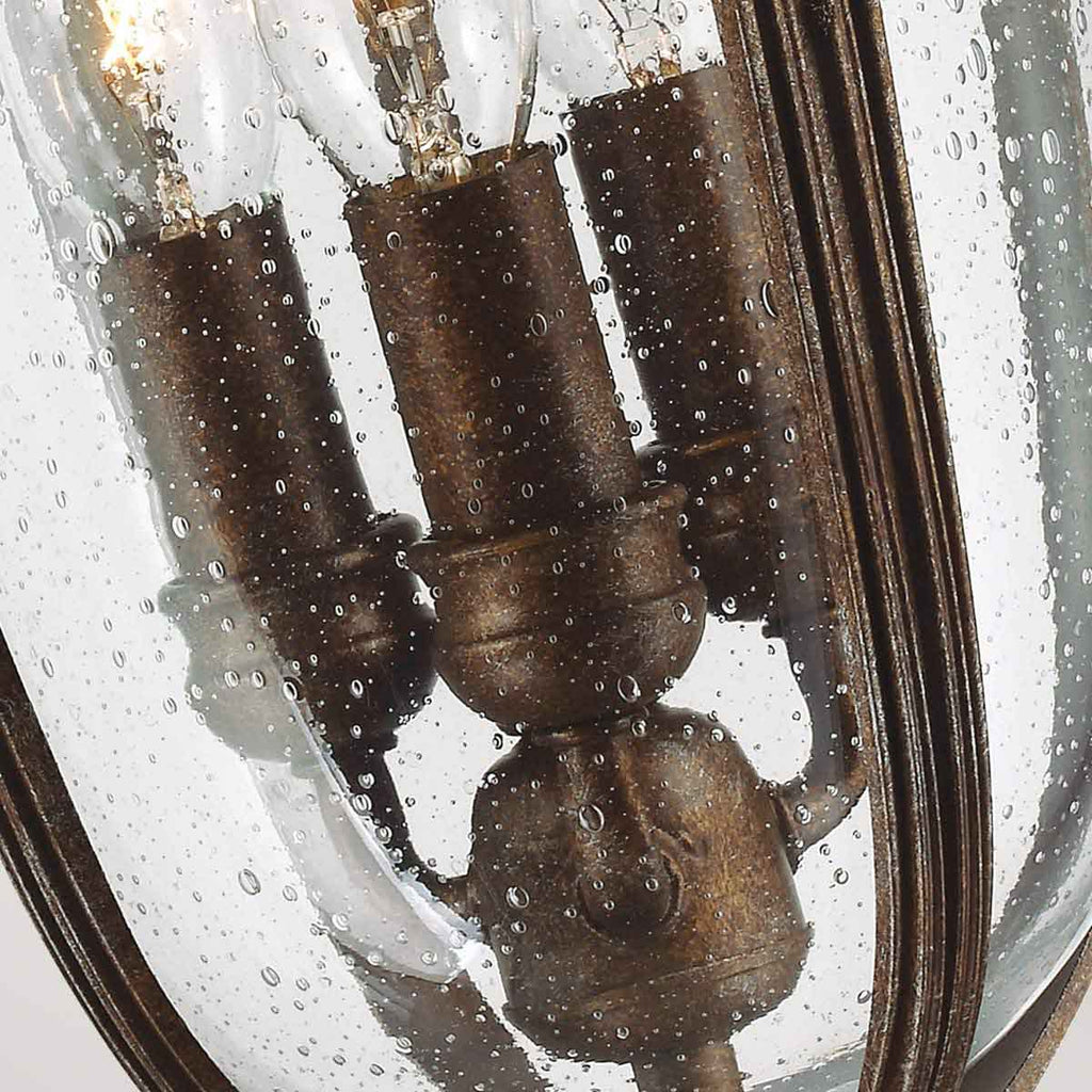 Außen-Pendelleuchte English Bridle (bronzefarben) 3x - Elstead Lighting